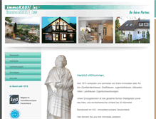 Tablet Screenshot of immokauf-kg.de